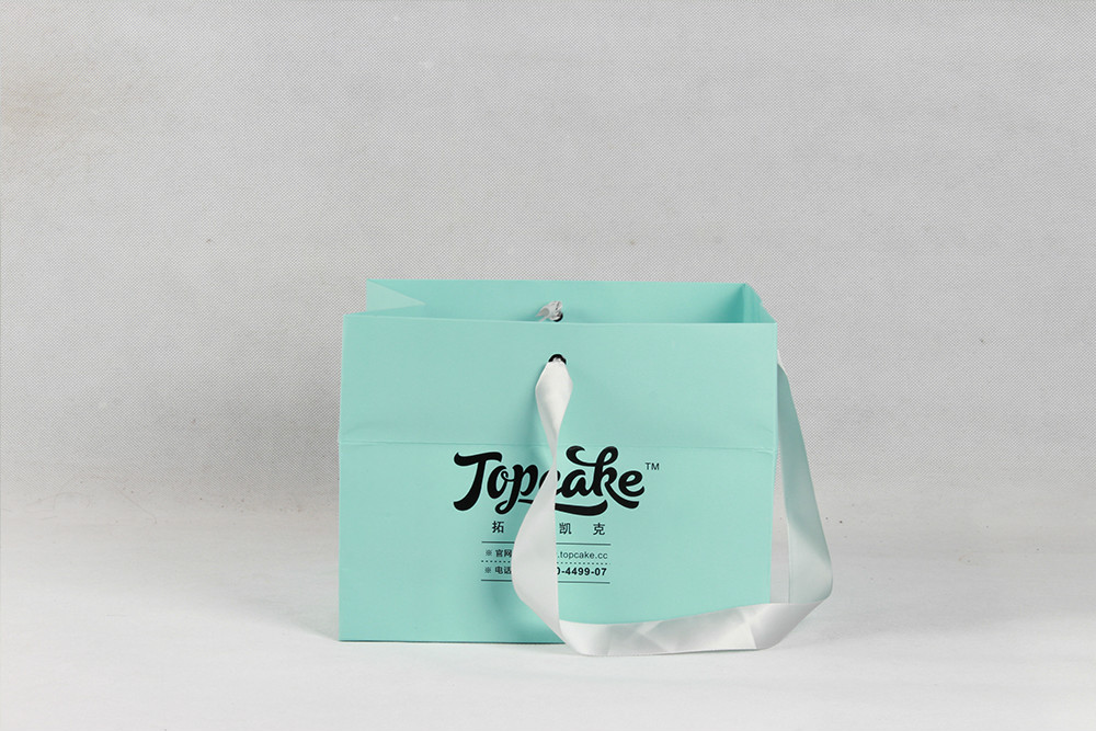 TOPCAKE小號精致禮品白卡紙袋定制