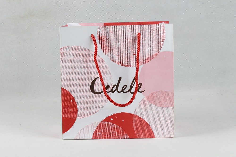 唯美藝術型銅版紙袋  CEDELE